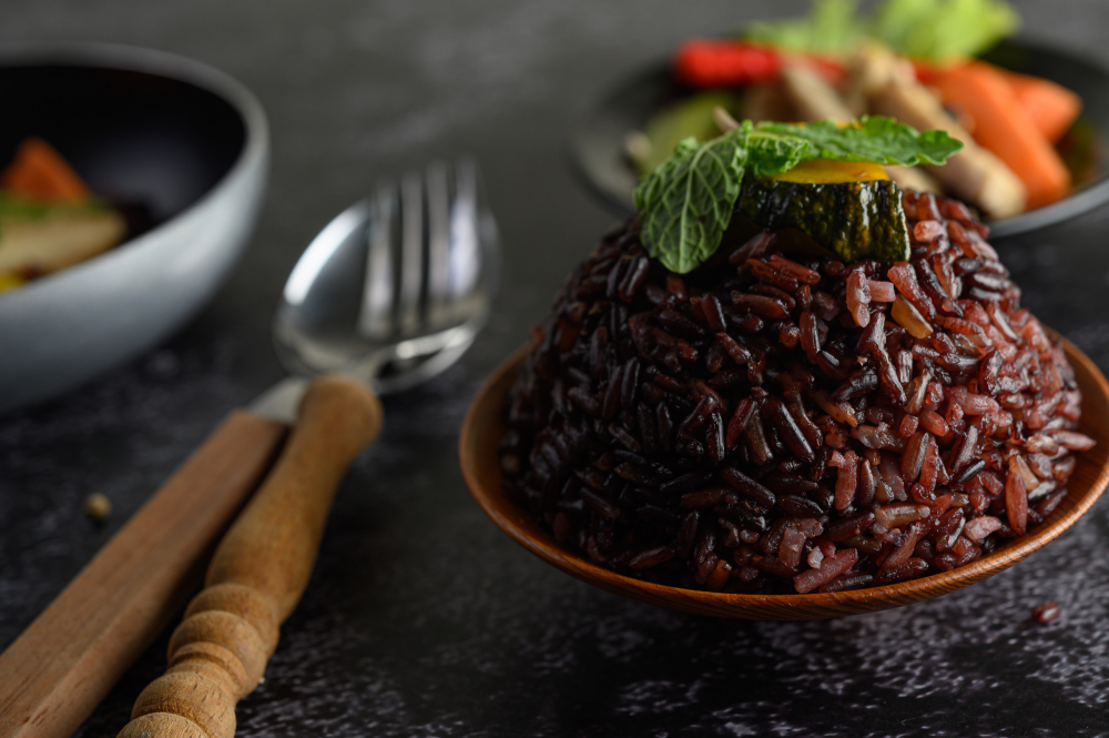manipuri black rice